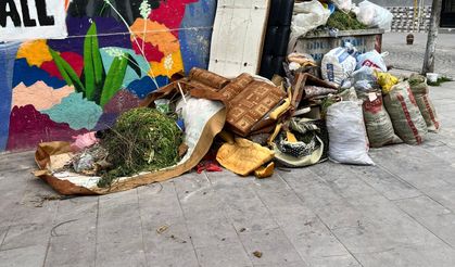 Eskişehir'de yakışmayan görüntü!