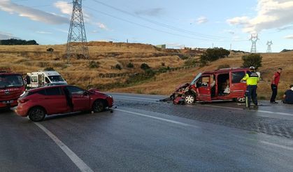 Eskişehir yolunda korkutan kaza!