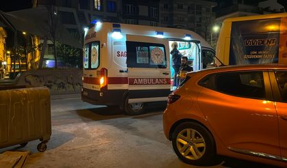 Scooterdan düştü, yol ortasında sızdı