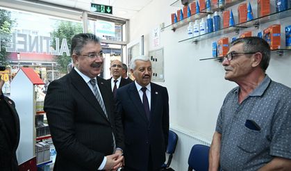 Vali Yılmaz'dan esnaf ziyareti