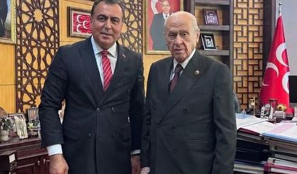 MHP İl Başkanı Sezer'den Bahçeli'ye ziyaret
