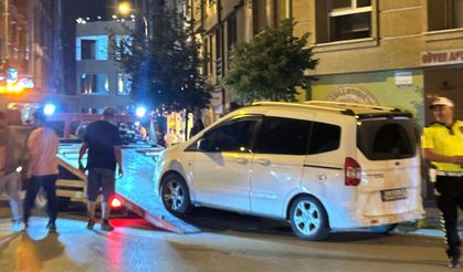 Hatalı parka çekiciyle müdahale