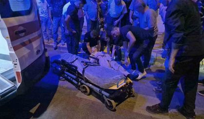 Motosikletin çarptığı yaşlı adam yaralandı