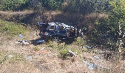 Otomobil refüje çarptı: 2 Yaralı!