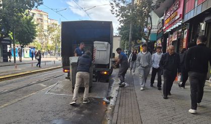 Aynı konteyner ikinci kez alev aldı