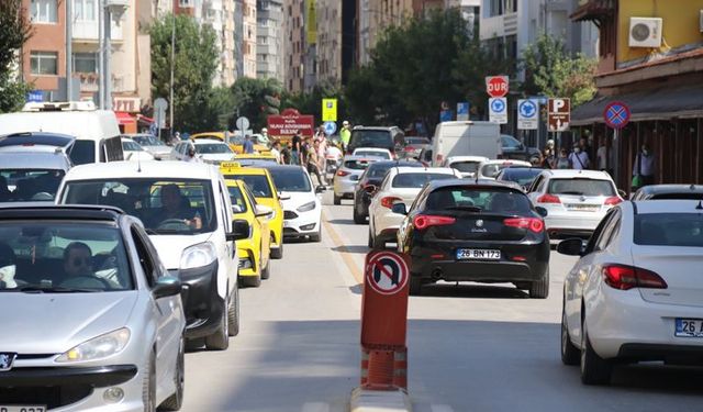 Eskişehir'de araç sayısı artıyor: Bakın kaç oldu?