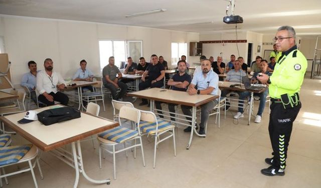 Odunpazarı'nda şoförlere trafik eğitimi