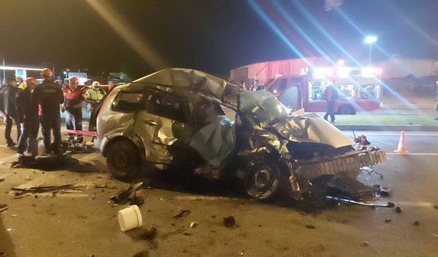 Zonguldak'ta feci kaza: 1 ölü 2 yaralı