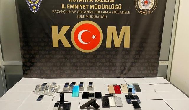 Kütahya'da 'Kaçakçılık Suçu' operasyonu