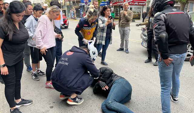 Eskişehir'de trafik kazası: Motosiklet sürücüsü yaralandı