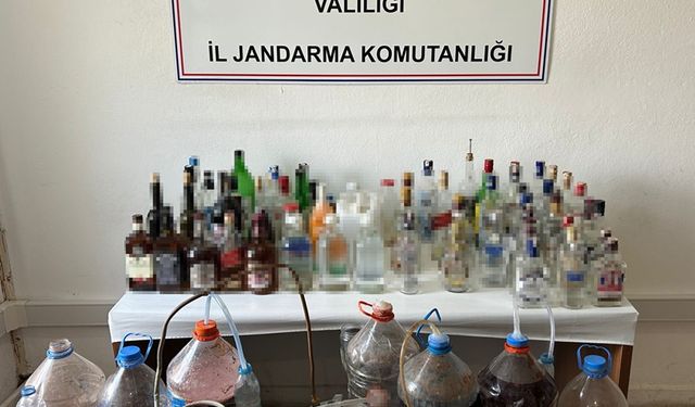 Afyonkarahisar'da kaçak alkol üretti: Bir kişi yakalandı!