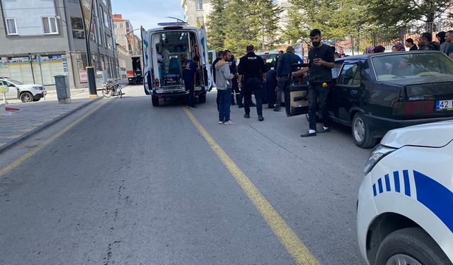 Konya'da okuldan çocuğa motosiklet çarptı