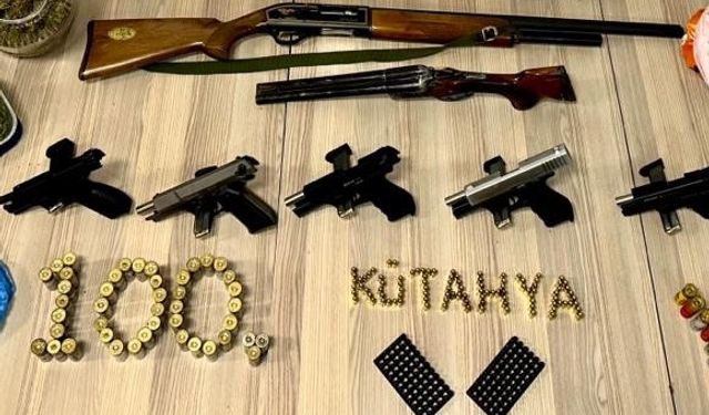 Kütahya'da darp ve silahlı tehdit: 8 kişi gözaltında!