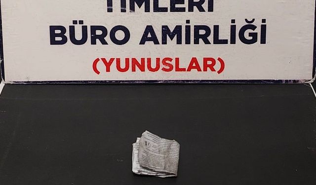 Kütahya'da Yunus Timleri uyuşturucu yakaladı