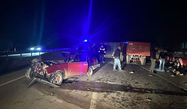 Susurluk'ta trafik kazası: 3 yaralı