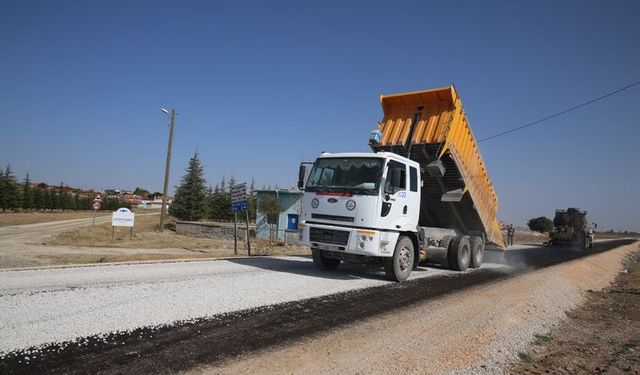 Eskişehir'deki 17 yolda yoğun çalışma