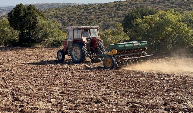 Eskişehir'de hububat ekimi başladı