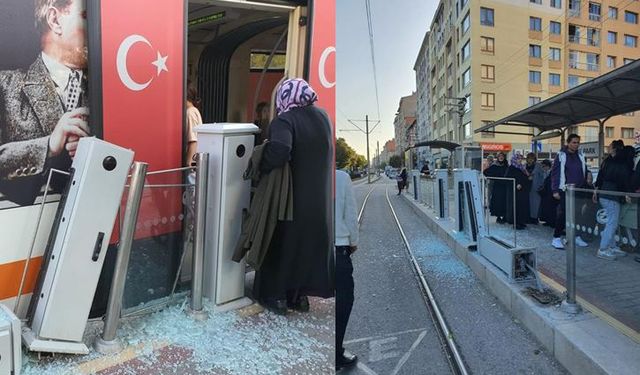 Eskişehir'de korkutan kaza: Durakta büyük panik yaşandı