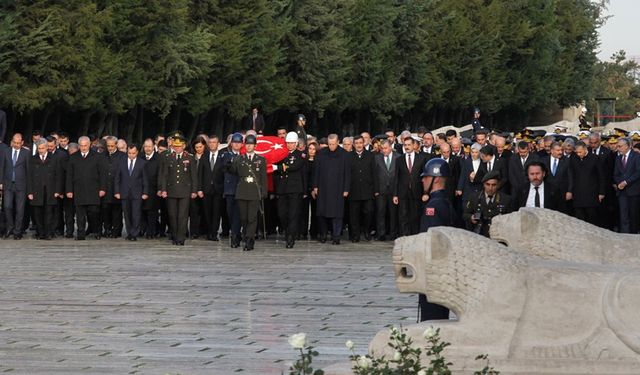 Anıtkabir'de 10 Kasım anıldı!