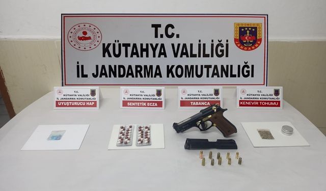 Kütahya'da köy evinde uyuşturucu ele geçirildi