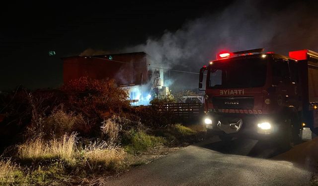 Kayseri'de yangın: Ev kül oldu!