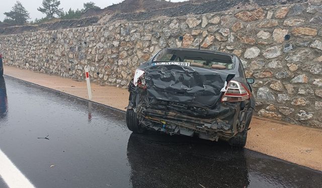 Kütahya'da trafik kazası: 5 yaralı!