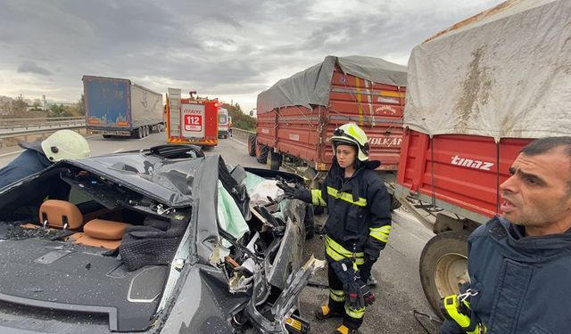 Eskişehir'de feci kaza: 1 yaralı