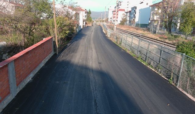 Bilecik'te o caddeye yeni asfalt çalışması!