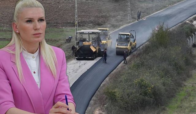Bilecik'ten Eskişehir'e asfalt teşekkürü
