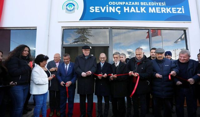 Eskişehir'deki o mahalleye halk merkezi açıldı