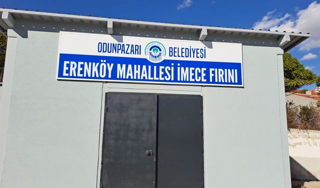 Eskişehir'deki o mahalleye imece fırın!