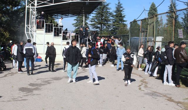 Eskişehir'de oynanan maçta büyük tehlike atlatıldı!