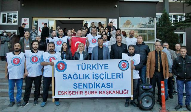 Eskişehir'deki hastanede yemek protestosu