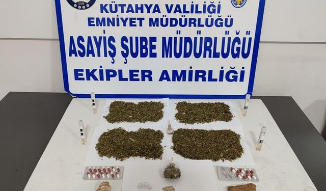 Kütahya'da uyuşturucu operasyonu: 4 gözaltı!