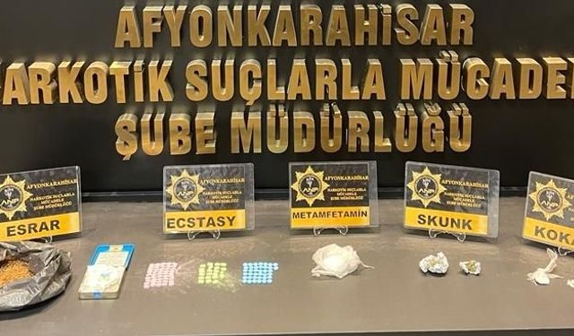 Afyonkarahisar'da yeni yıl öncesi uyuşturucu operasyonu!