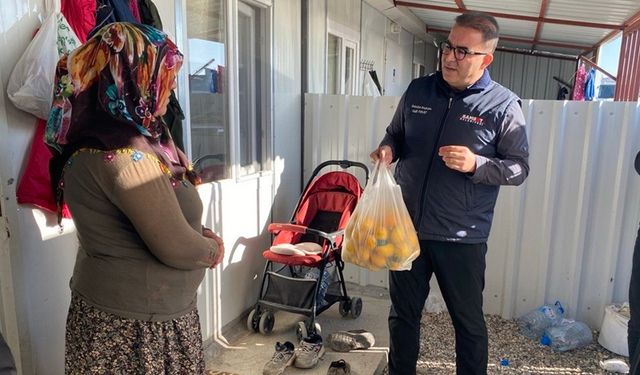 Adıyaman'da depremzedelere dağıtıldı: 25 ton!