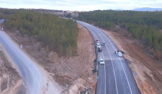 Kütahya'da bu yol hizmete açıldı: 8 kilometre tamamlandı!