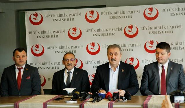 BBP Lideri Destici ittifak konusunda Eskişehir'de konuştu