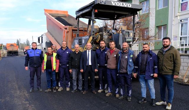 Seyitgazi'den Büyükşehir'e yol teşekkürü