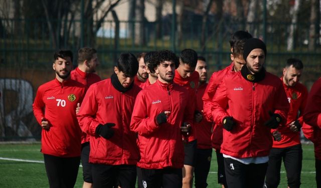 Eskişehirspor'da yeni yılın ilk antrenmanı!