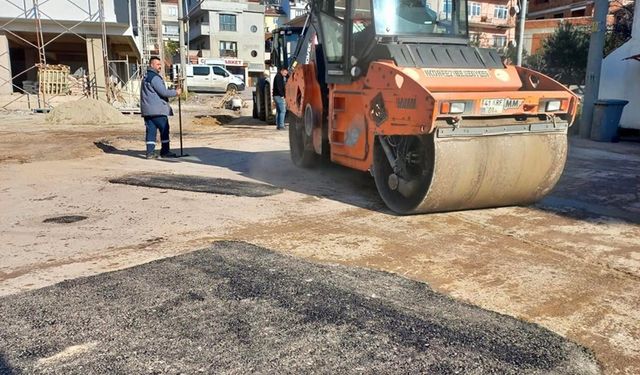 Kocaeli'nde bozuk yollara müdahele!