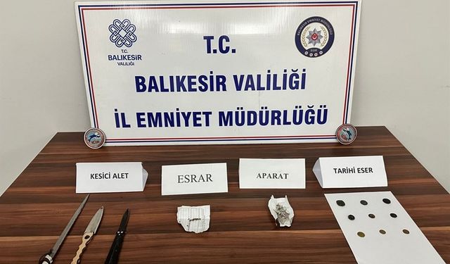 Balıkesir'de 6 şahsa uyuşturucu operasyonu!