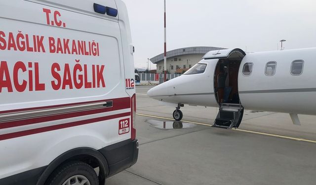 Eskişehir'e uçak havalandı: 15 günlük bebek için seferberlik!