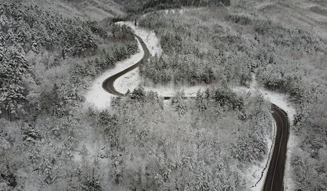 Balıkesir'de Kazdağları güzel görüntü oluşturdu!