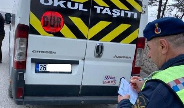 Okul servisleri denetlendi