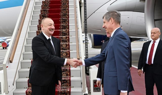 Azerbaycan Cumhurbaşkanı Aliyev Moskova'da!