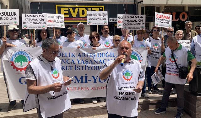 Eskişehir'de emeklilerden miting çağrısı