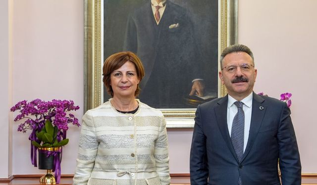 Vali Aksoy'dan Başkan Ünlüce'ye ziyaret