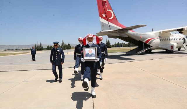 Şehit albayın cenazesi Eskişehir'e getirildi