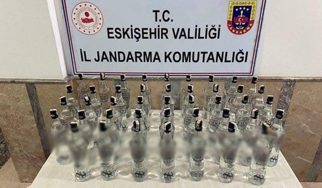 Eskişehir'de sahte içki operasyonu